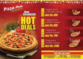 pizza max deals contact number